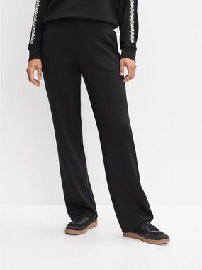 Melanie Lyne Black Pull on Pants-Size Small